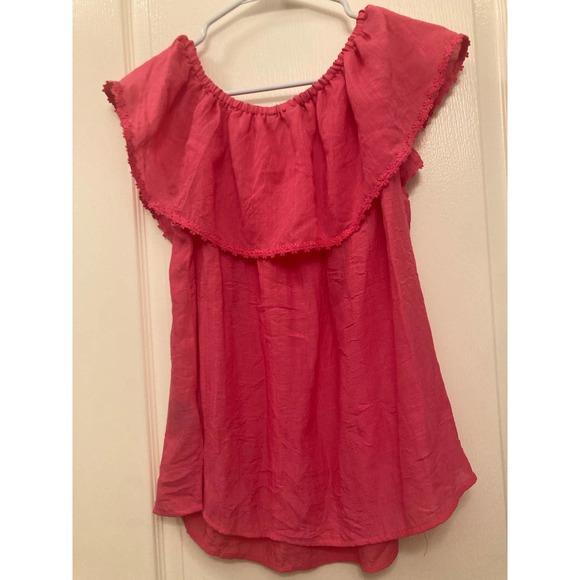 Harve Bernard‎ Womens Blouse Large Pink - Picture 1 of 6